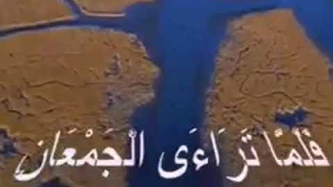 فلما ترآء الجمعان قال اصحاب موسى. تلاوة. مؤثر ياسر  الدوسري