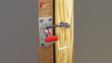 #gheocom Simple idea witch automatic gate latch lock #shorts