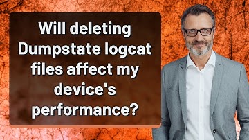 Will deleting Dumpstate logcat files affect my device