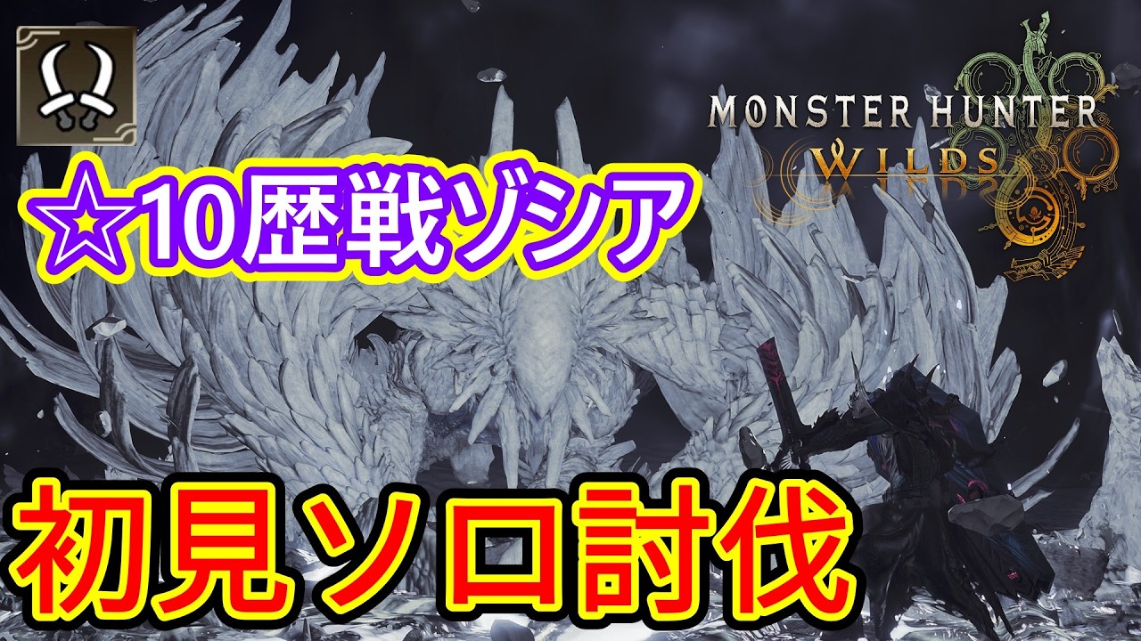 【モンハンワイルズ】☆10ゾシア初見双剣ソロ討伐【Monster Hunter Wilds】