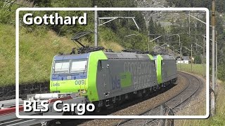 Bls Cargo Met Vrachtwagentrailers Door De Gotthard