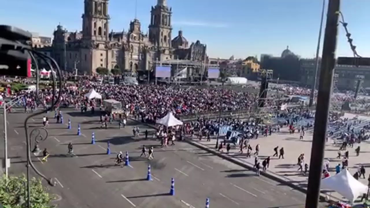 LA FIESTA DE AMLO DESDE EL ZÓCALO DE CDMX - YouTube