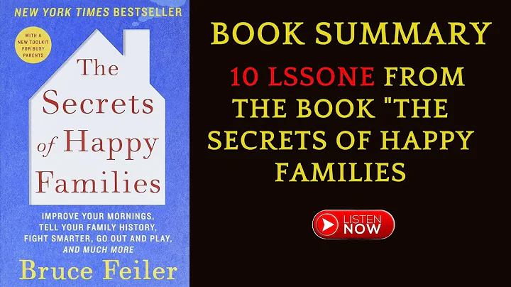 10 Lessons from the book The Secrets of Happy Families  #booksummary #audiosummary #audiobook