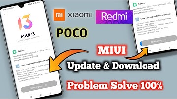 retrieving info update miui 13 problem || how to fix retrieving info update problem