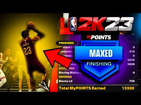 КАК БЫСТРО ПРОКАЧАТЬ FINISHING В NBA 2K23