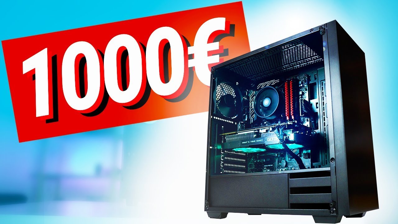 1000€ Euro GAMING PC!! Test Zusammenbauen - YouTube