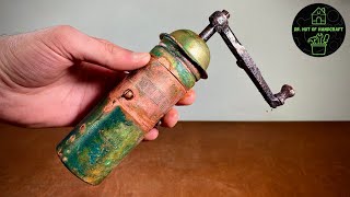 Restoration of a greek brass pepper mill I Dr. Hut of Handcraft