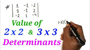 Value of Determinants | Determinants | 12th Hsc | 11th | Science, Commerce & Arts