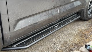 Go Rhino Dominator Running Boards Install Video- RealTruck.com on 2024 Toyota Tundra