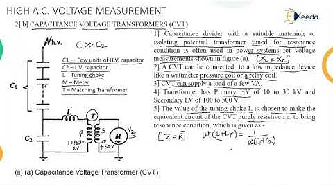 Potential Divider - Measurement of High Voltages and High Current - High Voltage Engineering