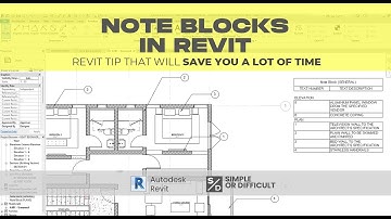 NOTE BLOCKS IN REVIT - How to Create Note Block family and Schedule in Revit 2022