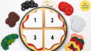 Pizza Fractions Activity | Learn Fractions | Educational Videos for Children