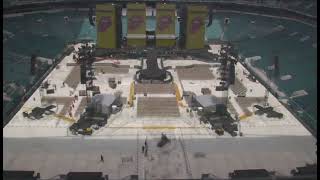 The Rolling Stones - timelapse stage set-up, show & aftermath - miami 2019