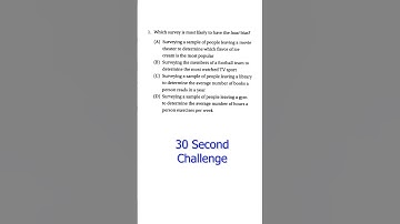 SAT Prep Problem Solving & Data Analysis 4-6 Scatterplots & Sampling Q1 #satexam #satprep #satmath