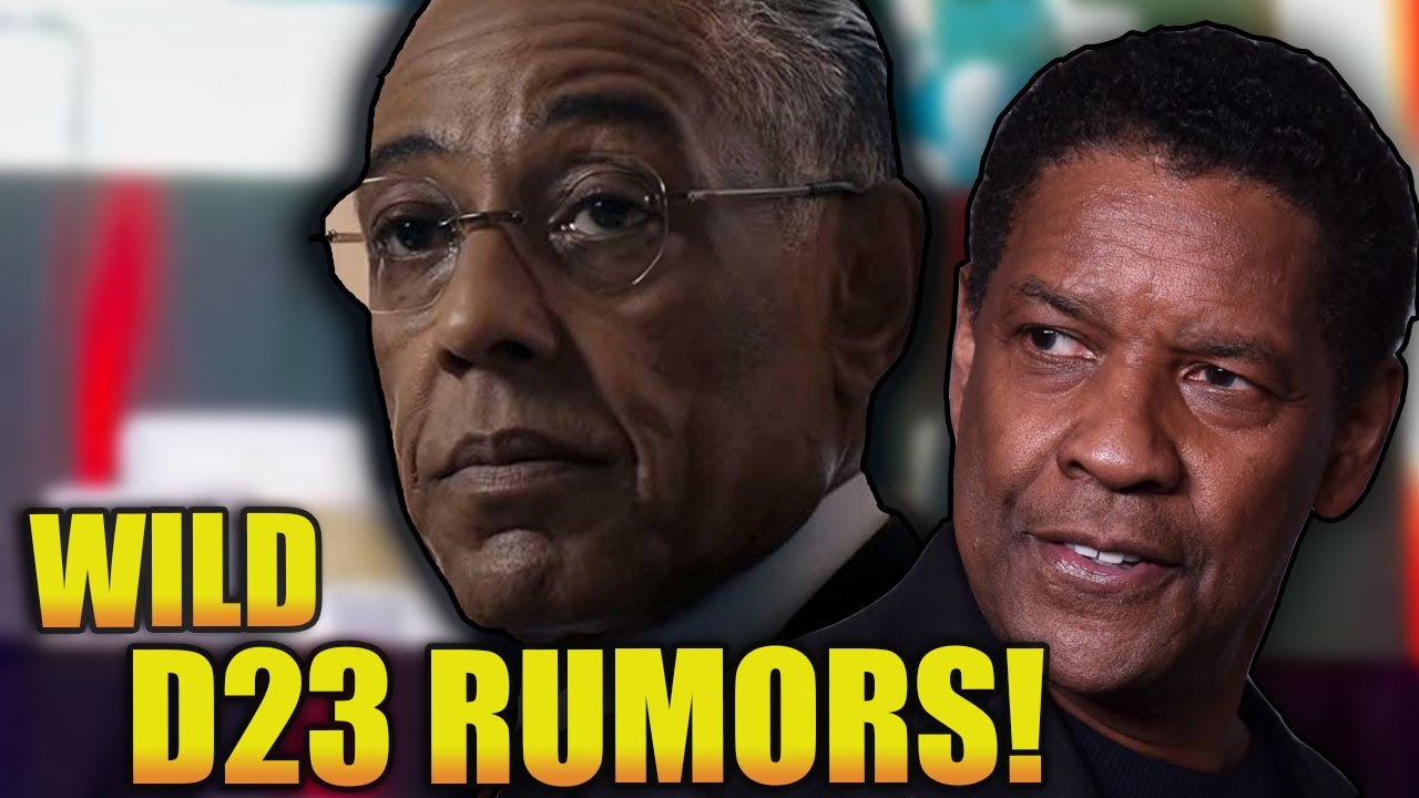 WILD D23 RUMORS! Denzel Washington and other huge names! Who will they play?