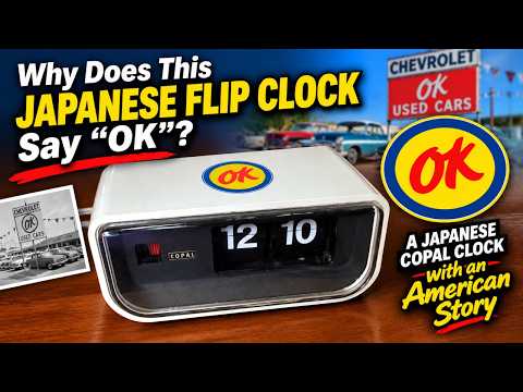 Why Does This Japanese Flip Clock Say “OK”? - YouTube