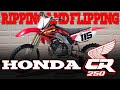 I got to rip this cr250 and turned a profit 2002 honda cr250 dirtbike flip