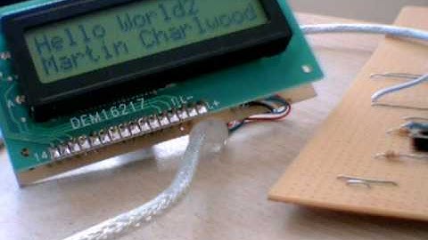 i2c slave lcd