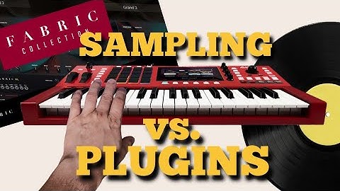 Akai MPC KEY 37 Playing Instrument Plugins over Sample Chops