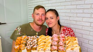 МУКБАНГ РОЛЛЫ ЗАПЕЧЕННЫЕ ГОРЯЧИЕ ОСТРЫЕ суши асмр Mukbang rolls sushi