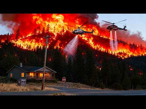 Video British Columbias Worst Wildfires! Bald Range Fire Forces 20,000+ to Evacuate in Summerland, BC