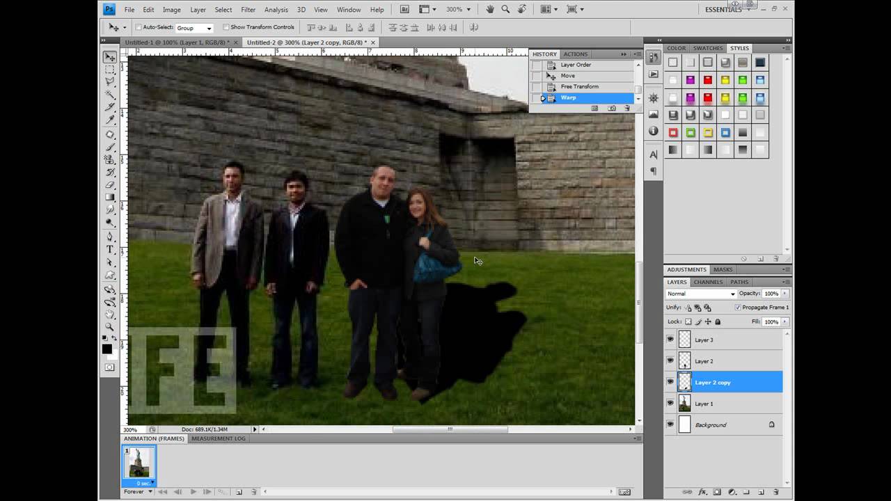 Photoshop Tutorial - Add Realistic Shadows to Photos (HD) - YouTube