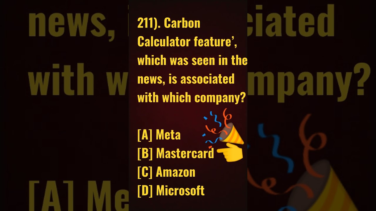 Carbon Calculator feature’, which was seen in the news, is associated with which company?
