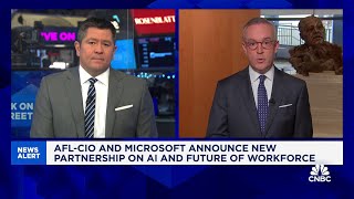 AFL-CIO and Microsoft announce new partnership on AI and future of workforce