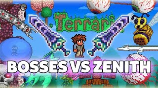 Terraria | Zenith Sword VS Bosses
