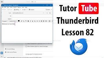 Thunderbird - Lesson 82 - Creating Tasks