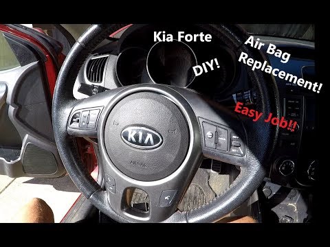 TUTORIAL: 2012 Kia Forte Steering Wheel Airbag Replacement! Super Easy!