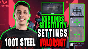100T Steel Valorant Settings Sensitivity Keybinds Crosshair and Setup Updated 2021