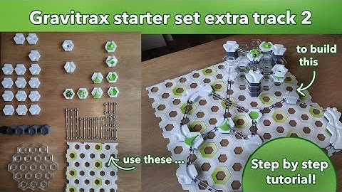 Gravitrax Starter set extra track 2 building tutorial