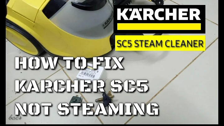 How to fix steam cleaner not steaming. Karcher SC5. #KARCHERSC5NOTSTEAMING