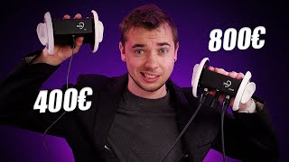 ASMR : TEST MICRO OREILLE 800€ VS 400€ !