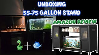 Unboxing/Setting up a 55-75 Gallon stand from Amazon