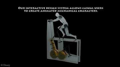 Computational design of mechanical characters