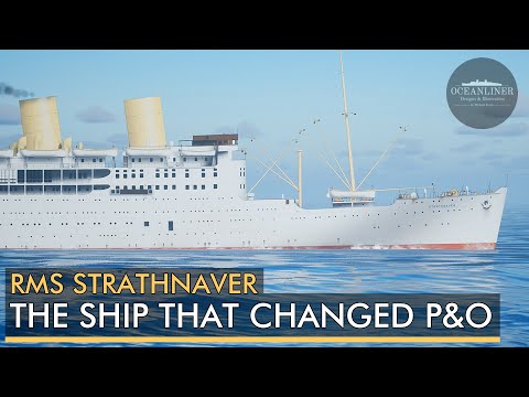 The ship that changed P&O forever: Strathnaver | Oceanliner Designs