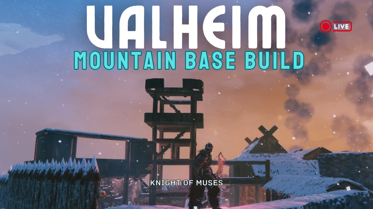 🔴More Mountain Base Build/ Valheim Solo Survival (No Commentary) - YouTube