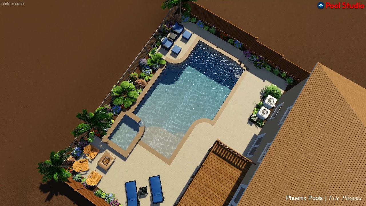 Pool Studio - 3D Swimming Pool Design Software - YouTube