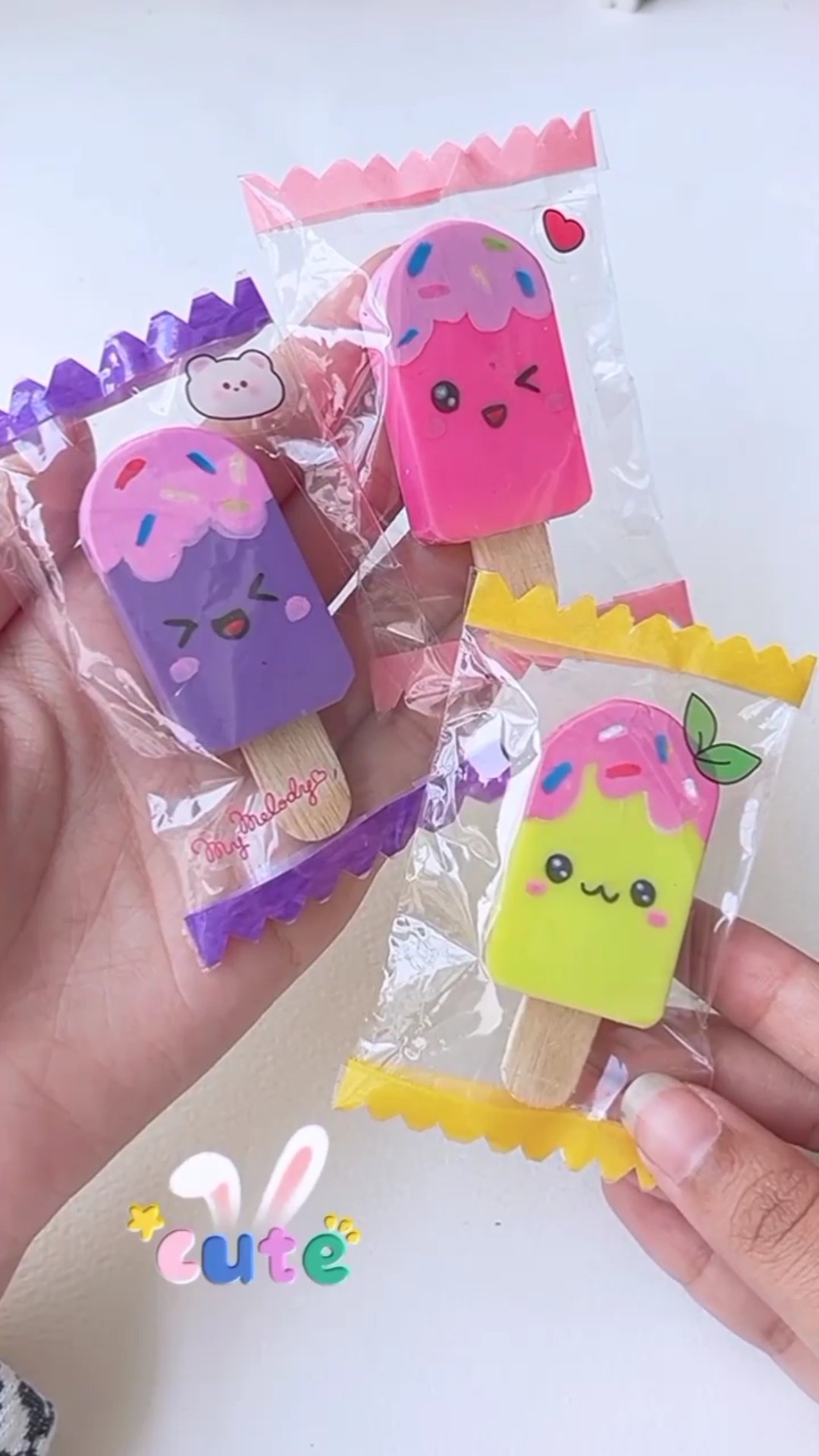 DIY icecream pencil eraser #shorts #diy #love #craft #tonniartandcraft #art