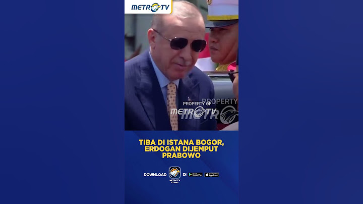 Tiba di Istana Bogor, Erdogan Dijemput Prabowo #shorts