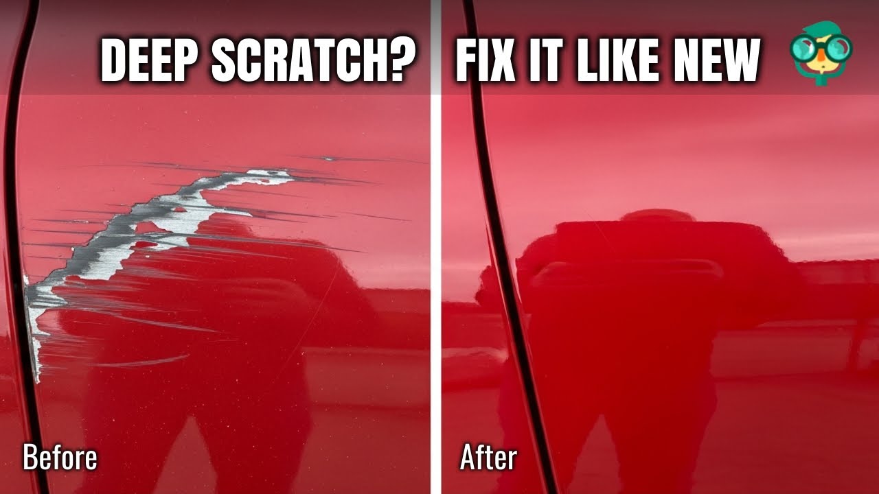 How to Repair a Deep Scratch on a Car Without Ruining the Paint | How ...