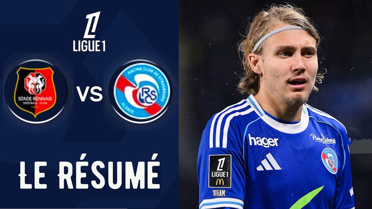 Rennes - Strasbourg | 4-1 | Résumé | Ligue Un 2025-2026 | rennes strasbourg