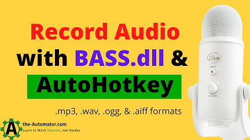 Recording Audio with AutoHotkey and BASS dll