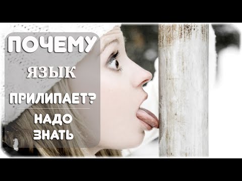 Почему язык прилипает к холодному металлу?