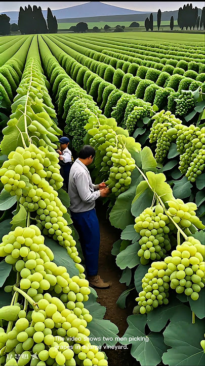 Harvesting grapes in the vineyard