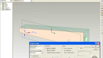 CO2 Car Design 3: Projecting the axel holes