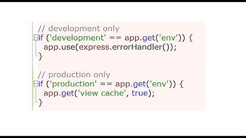 Configuring Express Application: Node.js