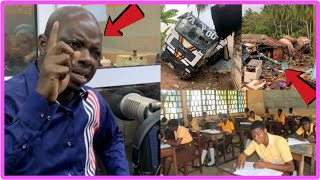 ABRONYE MAKES A SHOCKING REVELATION ABOUT GHANAIANS AND LOADED TRUCK SMASHES INTO STRUCTURES